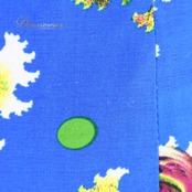 フラメンコ 衣装 ファルダ スカート 青 柄 模様 緑 タイト 軽い 薄い レッスン 練習 お洒落 フリル ブルー系 グリーン系 おしゃれ 女性用 Mサイズ ダンス 練習着 ファッション レディース