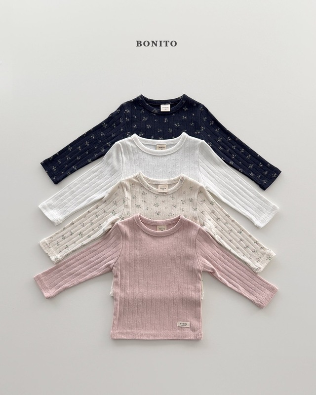 《3/29入荷予定》送料無料【BONITO】Eyelet T-shirt