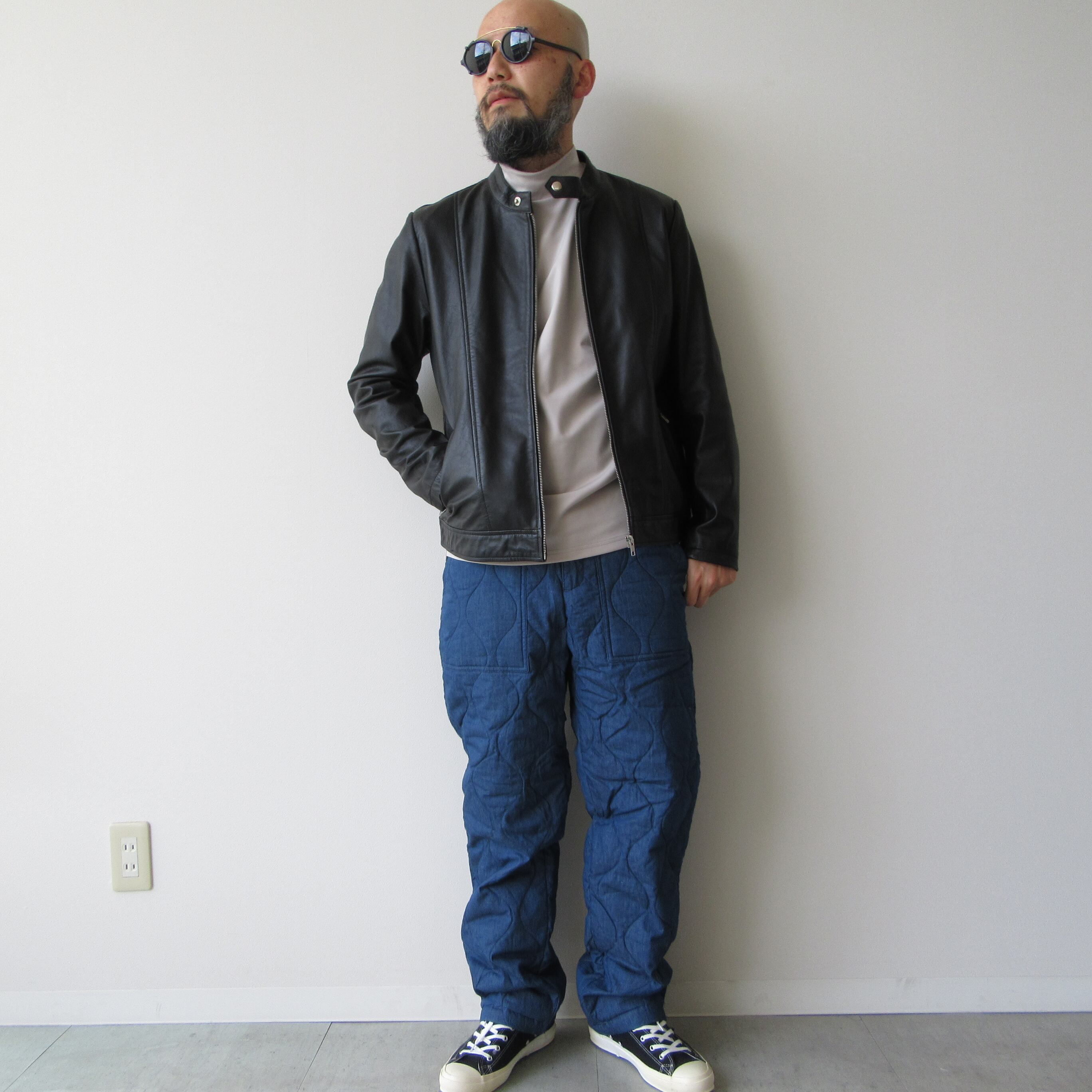 TAION ミリタリーダウンパンツ インディゴデニム | セレクトショップen