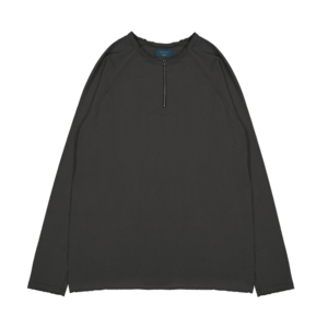 [UNDERMYCAR] Faded Core Zip Long Sleeve Charcoal 正規品 韓国ブランド 韓国通販 韓国代行 韓国ファッション アンダーマイカー 日本 店舗