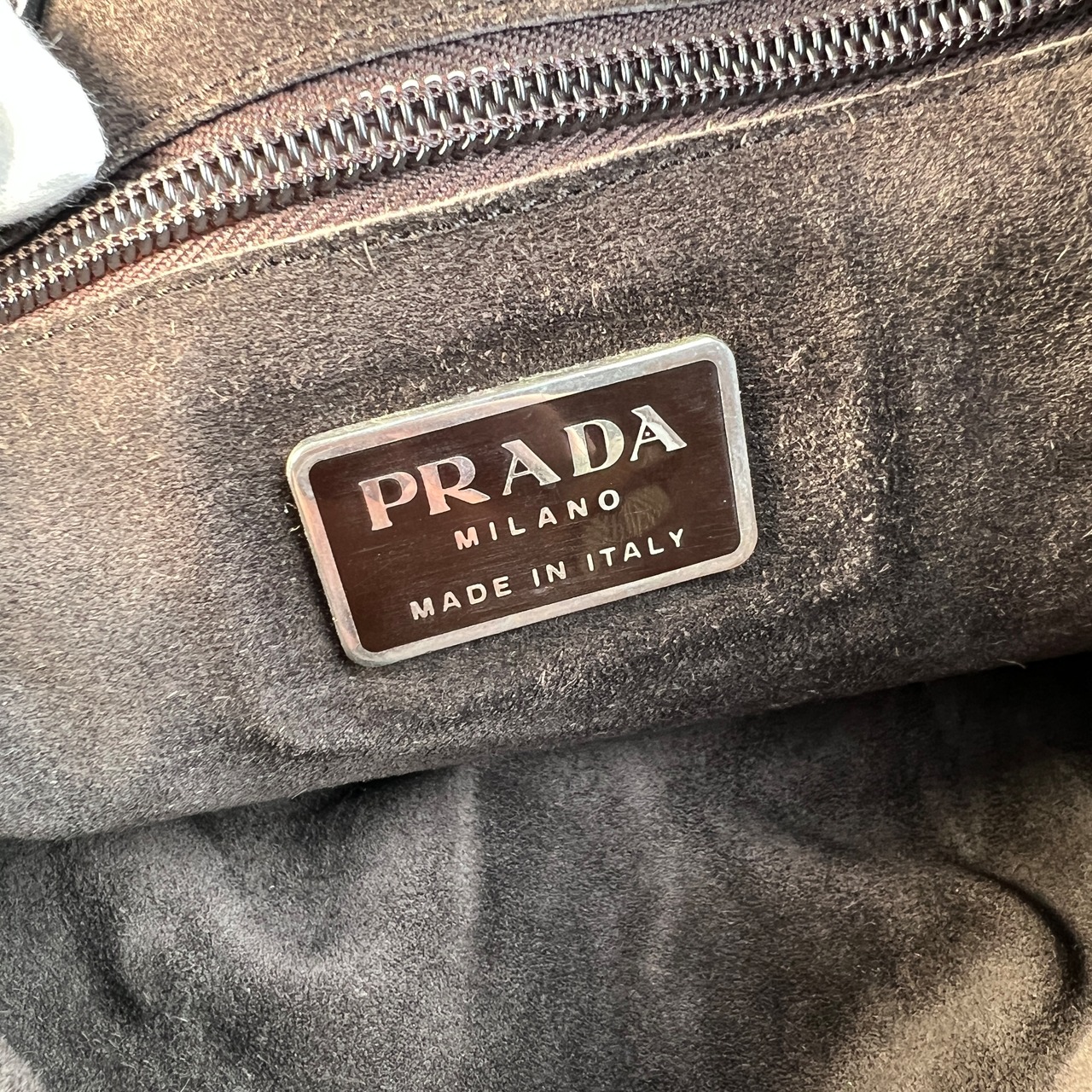 PRADA プラダ ハンドバッグ ブラウン A-10091