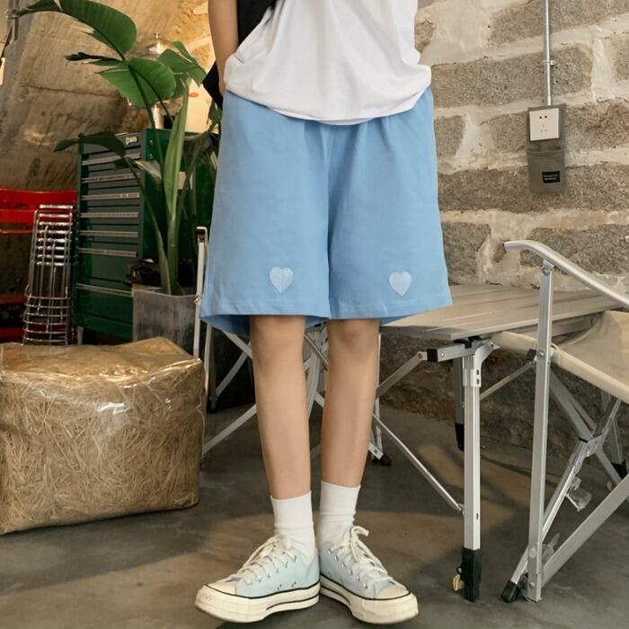 刺繍カジュアルショーツ 大人ガーリー スウィート キュート ブルマー ケッペル77929504791