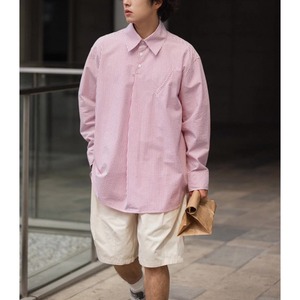 Pin oxford stripe shirt 0467