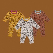 韓国子供服 / 26winter / oottbebe / ハートレオパードルームウェア / ベビー&キッズ / 冬服 *XS~XL*