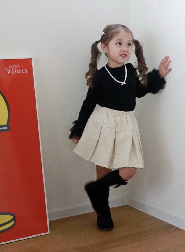 【取寄】bonne|tiny tee (black)|タイニーT(ブラック)|S-XXL|kids&jr|26 spring