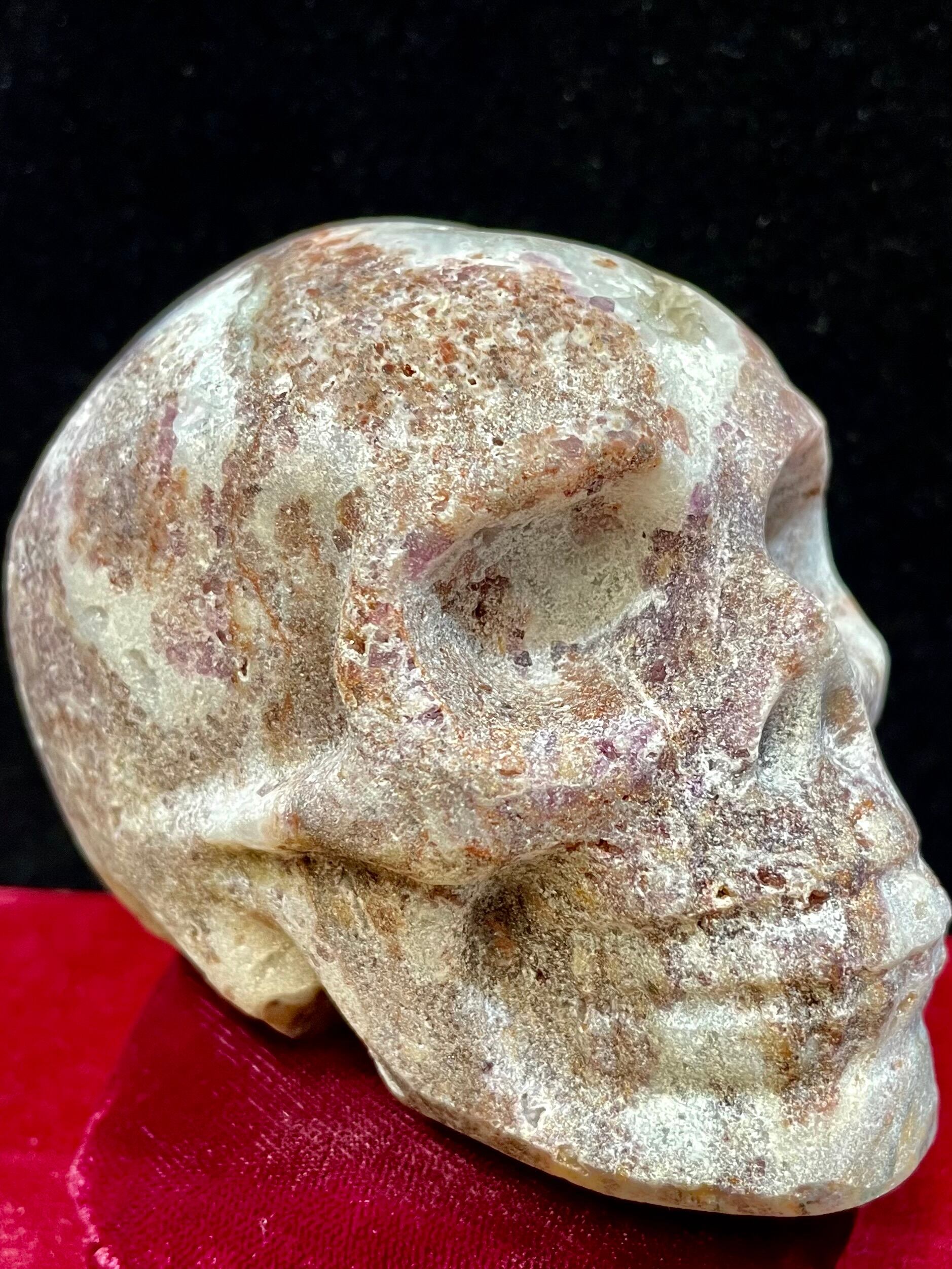 9) 復活再生!「ドクロ」ジオード水晶(大型)