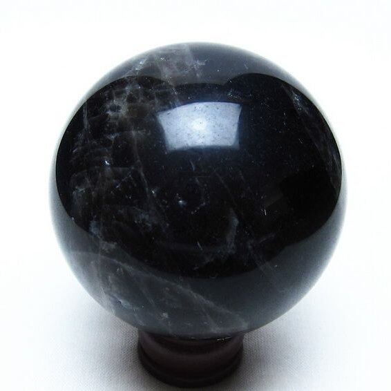 モリオン スフィア 黒水晶 丸玉 58mm 置物 原石 一点物 151-10329