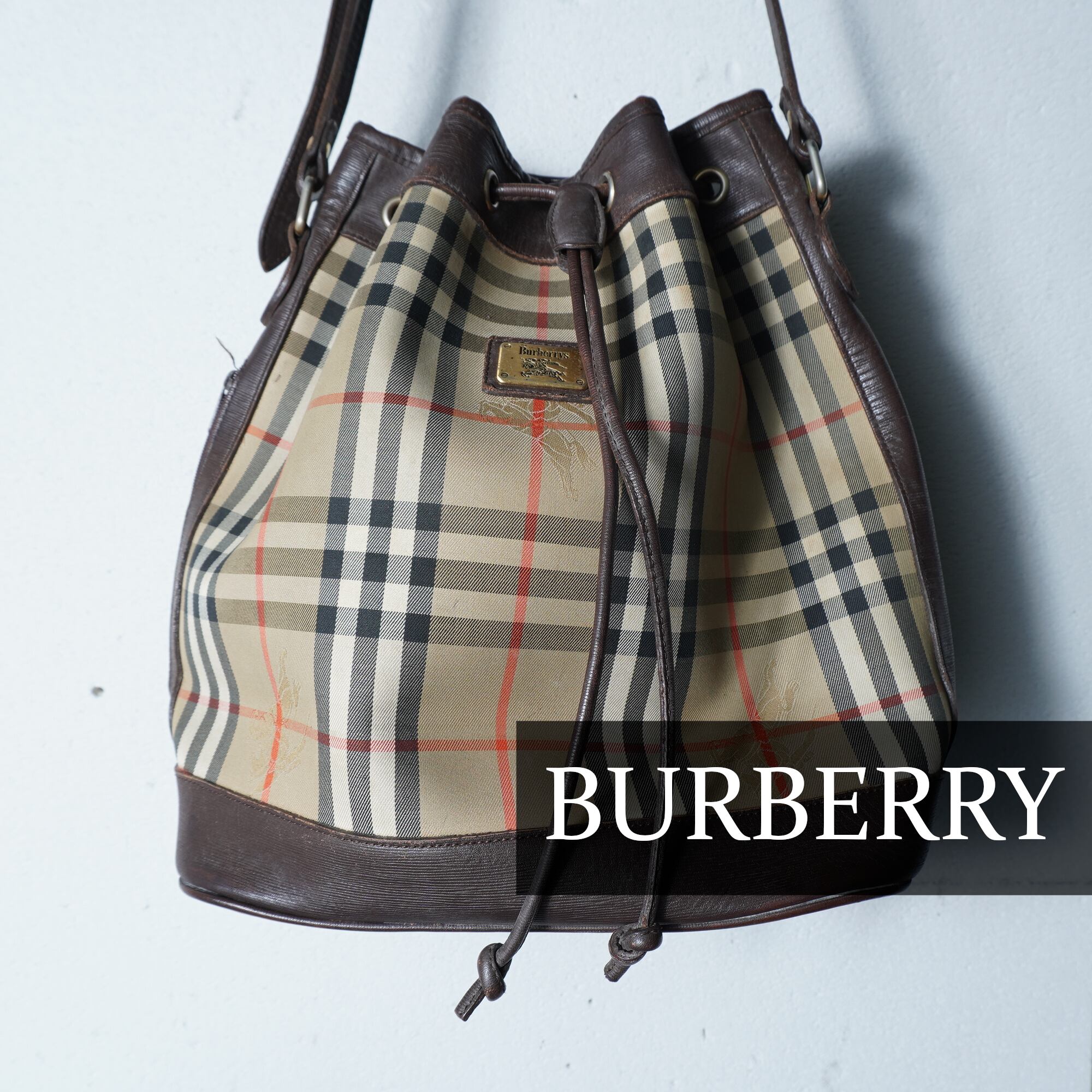 BURBERRY バーバリー フリンジ ノバチェック チェック柄 BURBERRY ノバ 