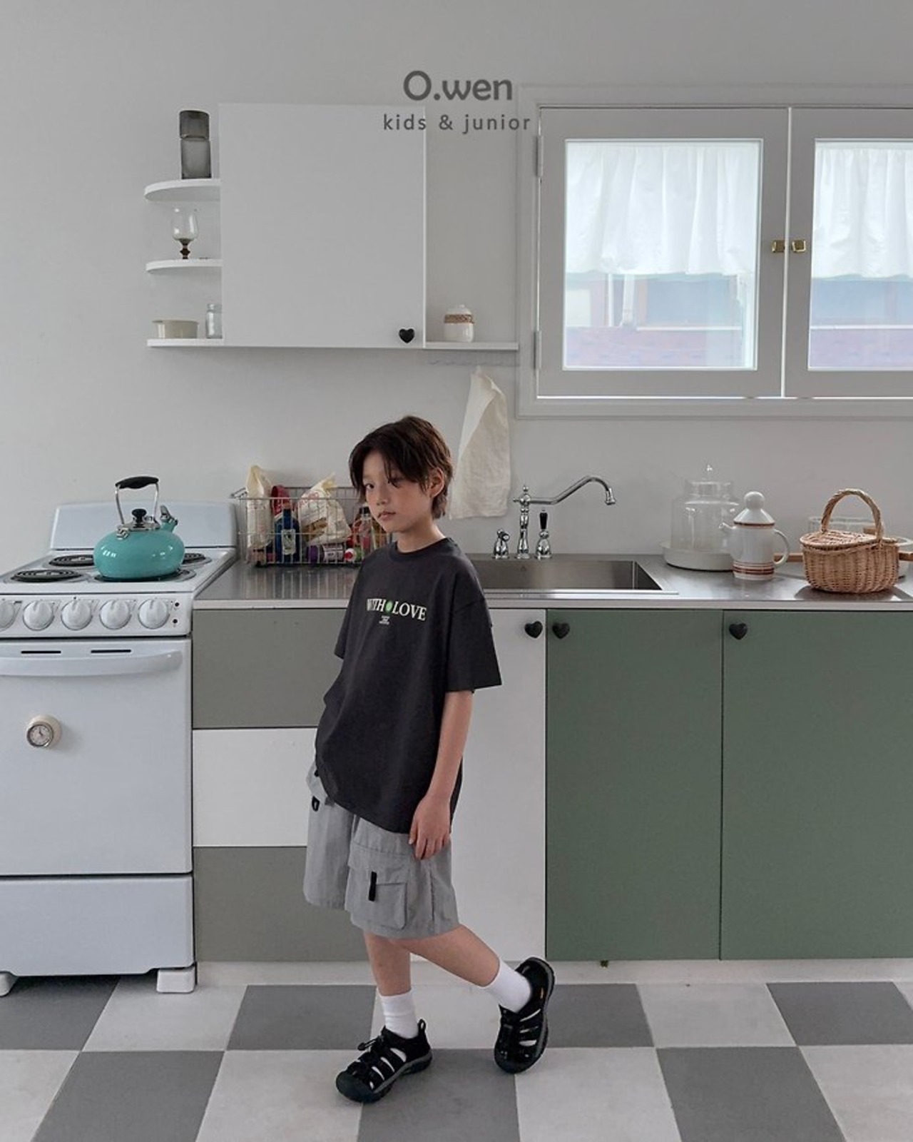 [O.wen] Withlove Short sleeve T-shirt (adult) / [오웬] 위드러브반팔티 (adult)