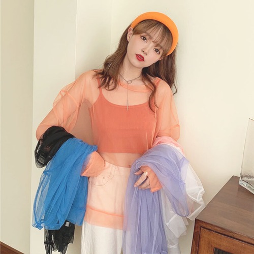 ✞ メッシュカラーラウンドネック長袖スリーブ♥カワイイ♥プルオーバー ブラウス ロング ✞ゴスロリ SM ミリ 甘ロリ クラロリ 和ロリ エレガント 黒ロリ 姫ロリ 華ロリ BB-BB0800564