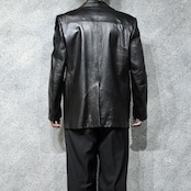 60's Botany 500 leather tailored jacket