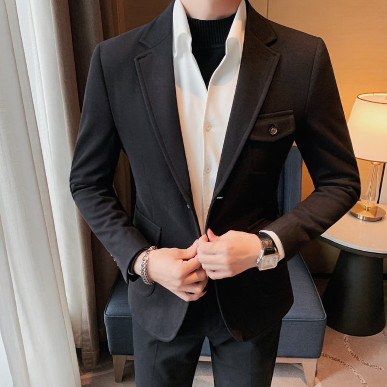 スタイリッシュ スーツ ジャケット 3色 11322