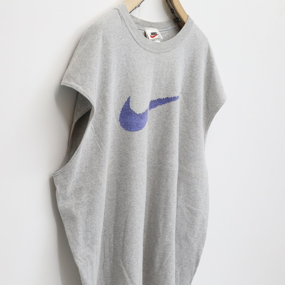 NIKE ナイキ 00年代 USA製 スウッシュロゴ テック ノースリーブ T