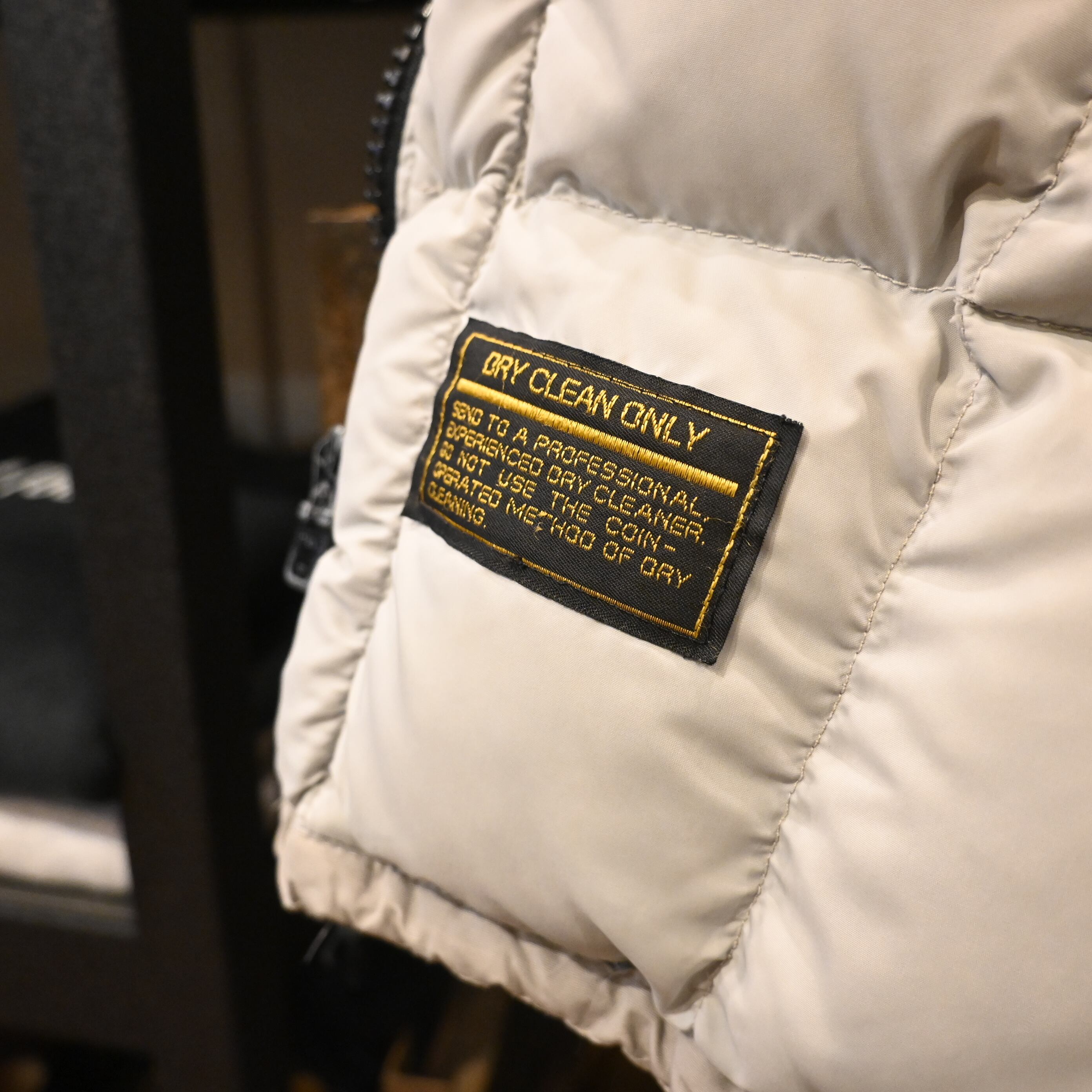 L ] Eddie Bauer 80-90's Canada製 Down Quilt Parker , Gray | 広島