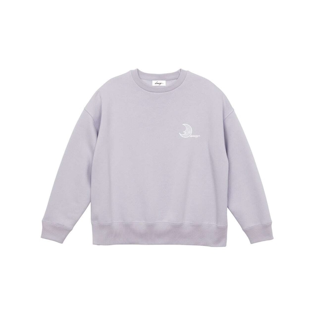 drowsy..FRONT MOON LOGO CREW SWEAT/ 23AW/ FP