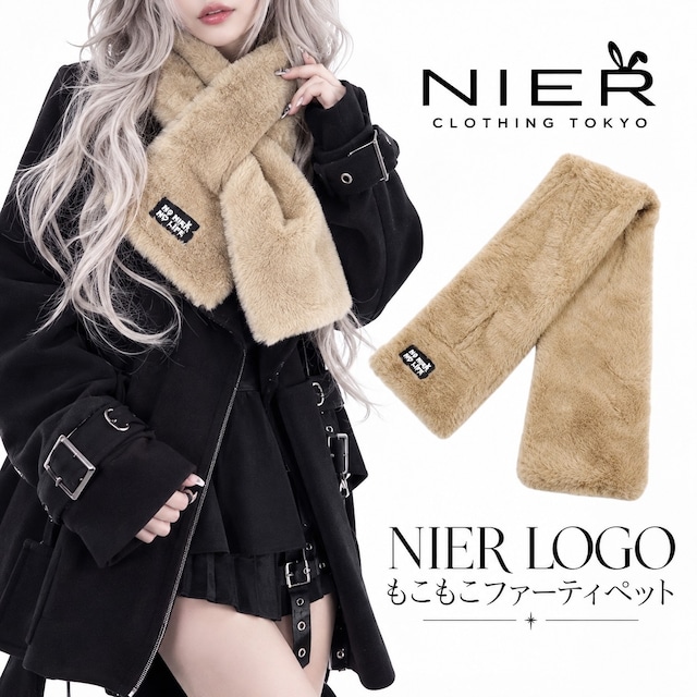 NIER LOGO もこもこファーティペット