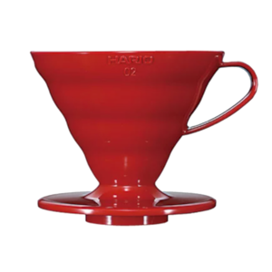 HARIO V60 ドリッパー -02(PP)　レッド1-4杯用