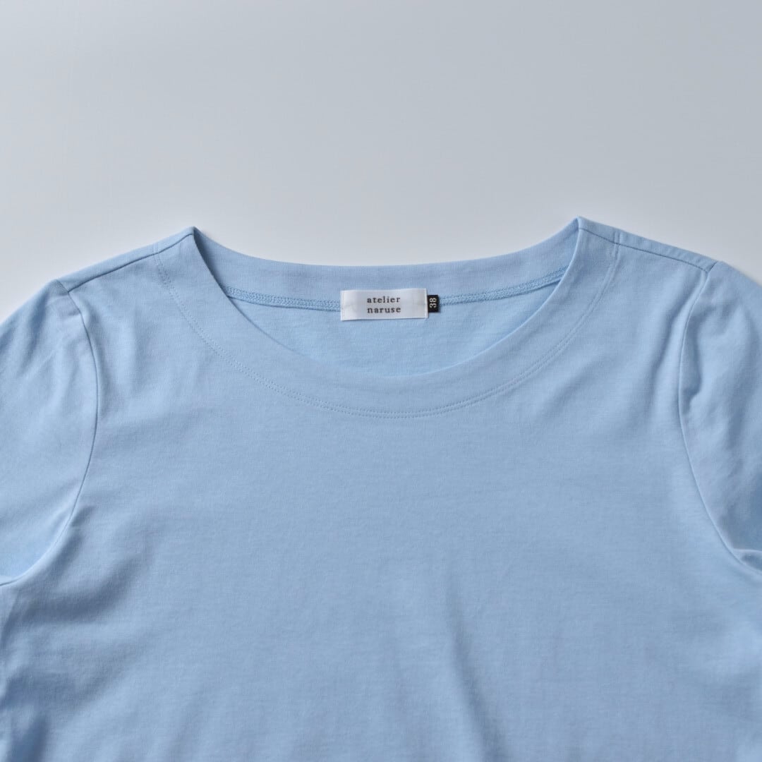 アトリエナルセ　コットンリブネックTシャツ 9c2685cc0aa992048380c47db214fe