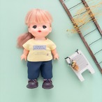 【2点セット】トレーナーズボンセット（黄色青ズボン）メルちゃん・ソランちゃん
