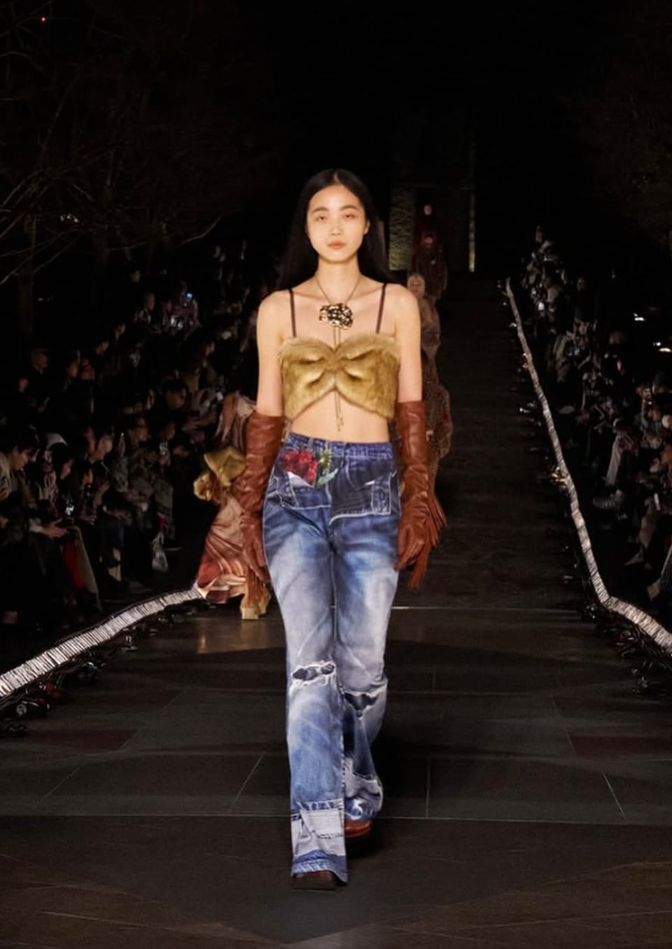 FUMIETANAKA animal fur bustier | AAR