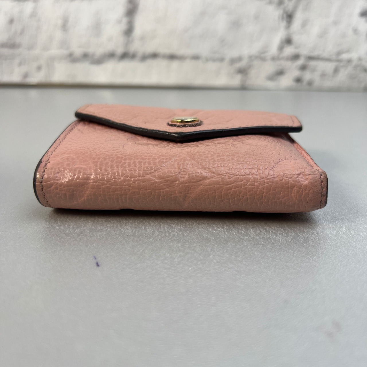 【最終処分SALE】LOUIS VUITTON ルイヴィトン ﾎﾟﾙﾄﾌｫｲﾕｿﾞｴ SP3168  レザー 三つ折り財布 ピンク A-11487