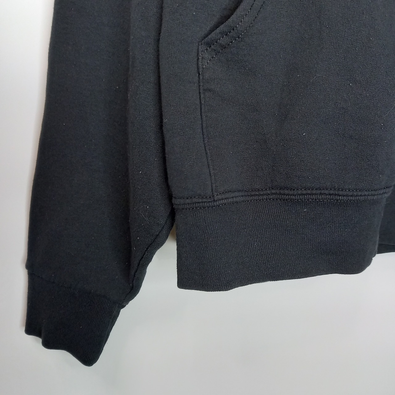 ジャージーズ　スウェット　プルオーバー　パーカー　プリント　ブラック　S