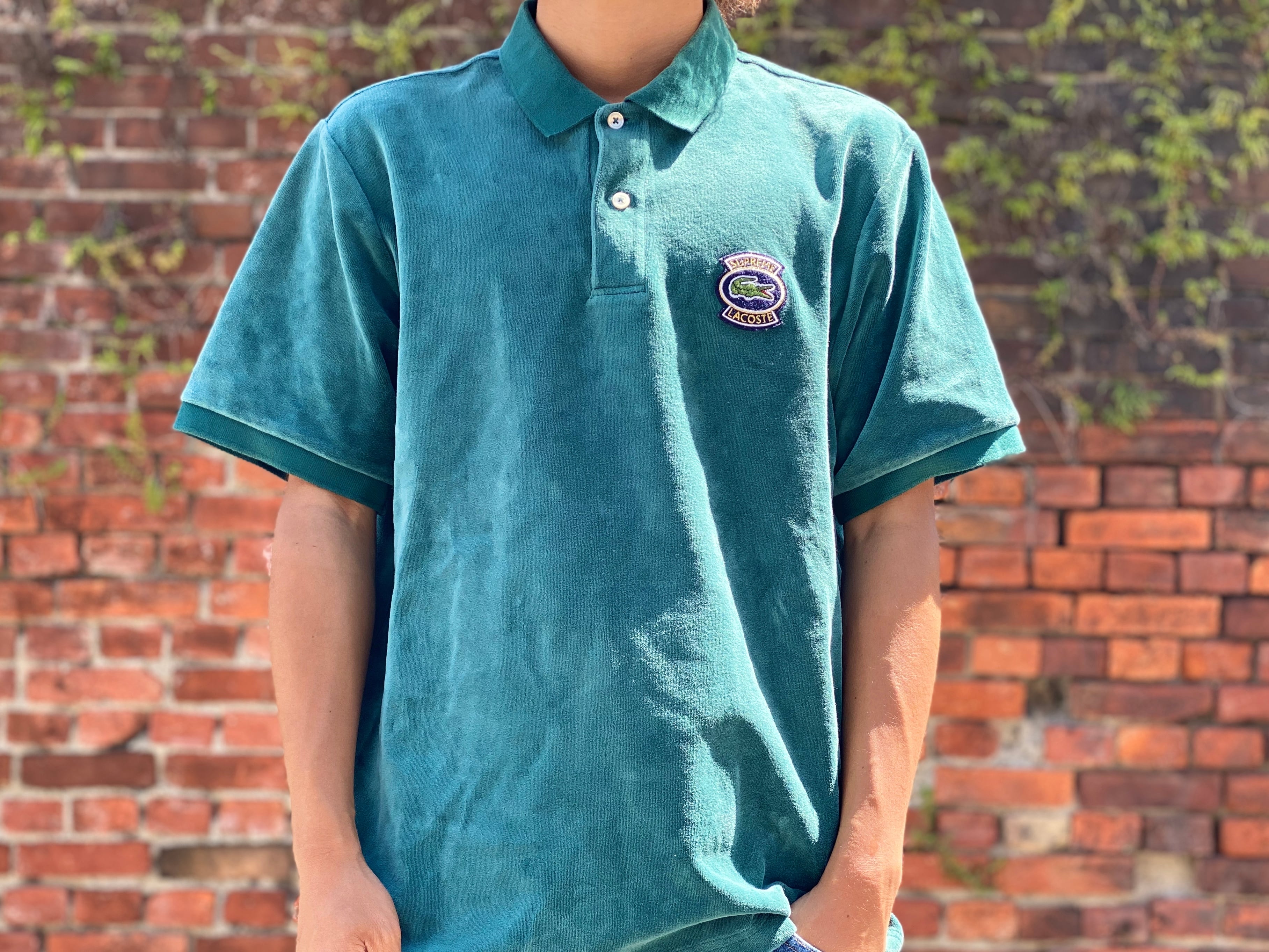 Supreme LACOSTE LIVE VELOUR POLO S/S GREEN LARGE 32.5JE6327 | BRAND BUYERS  OSAKA