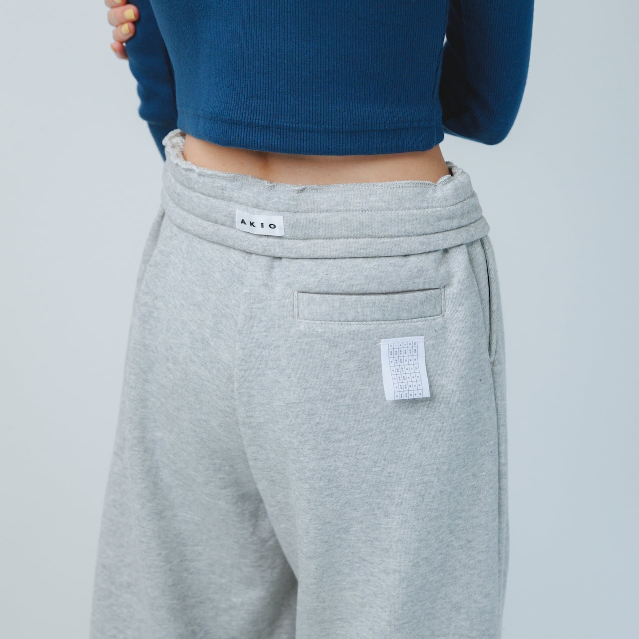 24A/W】AO-56 sweat pants / light.gray | akio