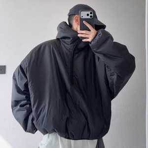 Half-Zip Hooded Jacket(LMU0259)