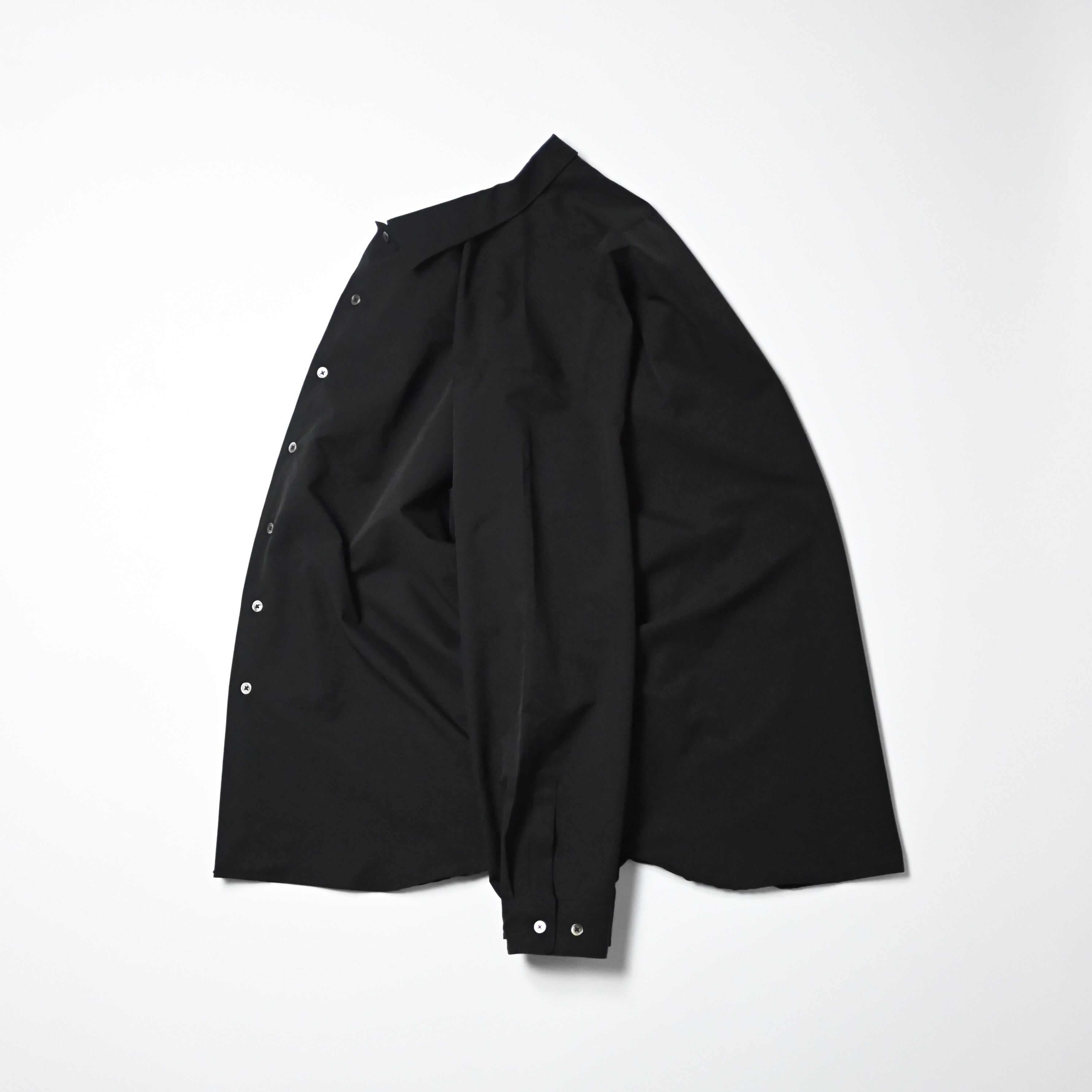 THE DAY / QUICK DRY STRETCH OPEN COLLAR SHIRT | GANKO