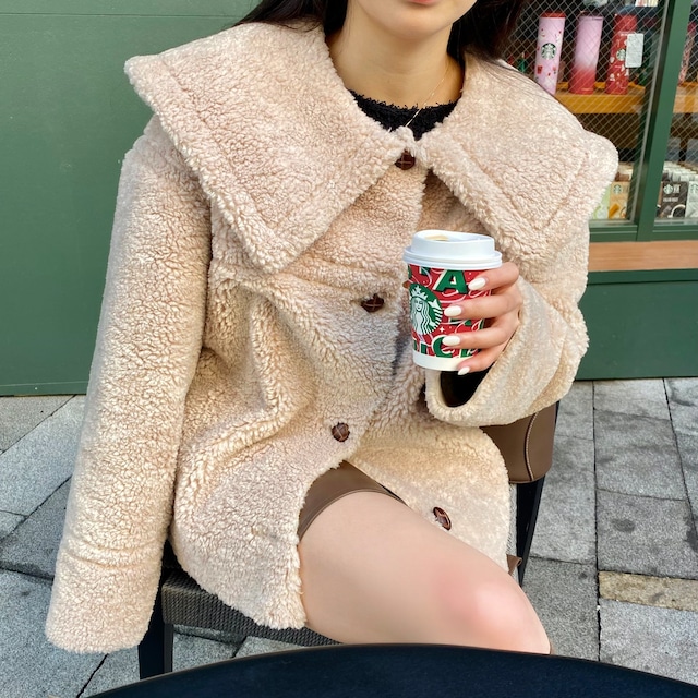 【即納】mouton coat (リバーシブル )