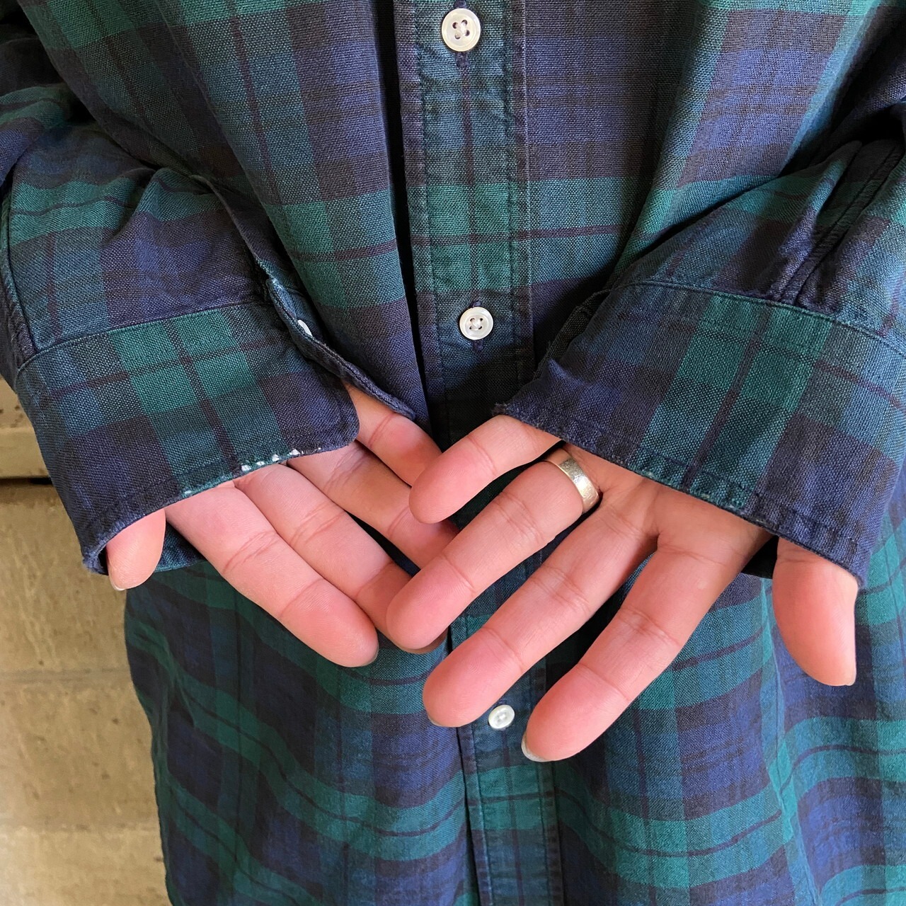 ビッグサイズ Ralph Lauren ラルフローレン 長袖 ブラックウォッチ 