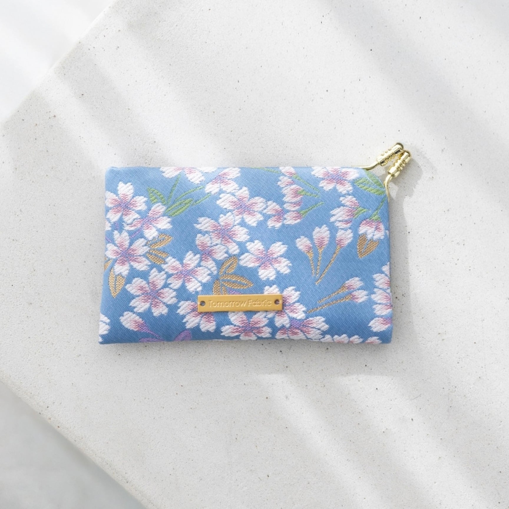 西陣織ミニ財布(カードケース) SAKURA / NCC15 | Tomorrow Fabric
