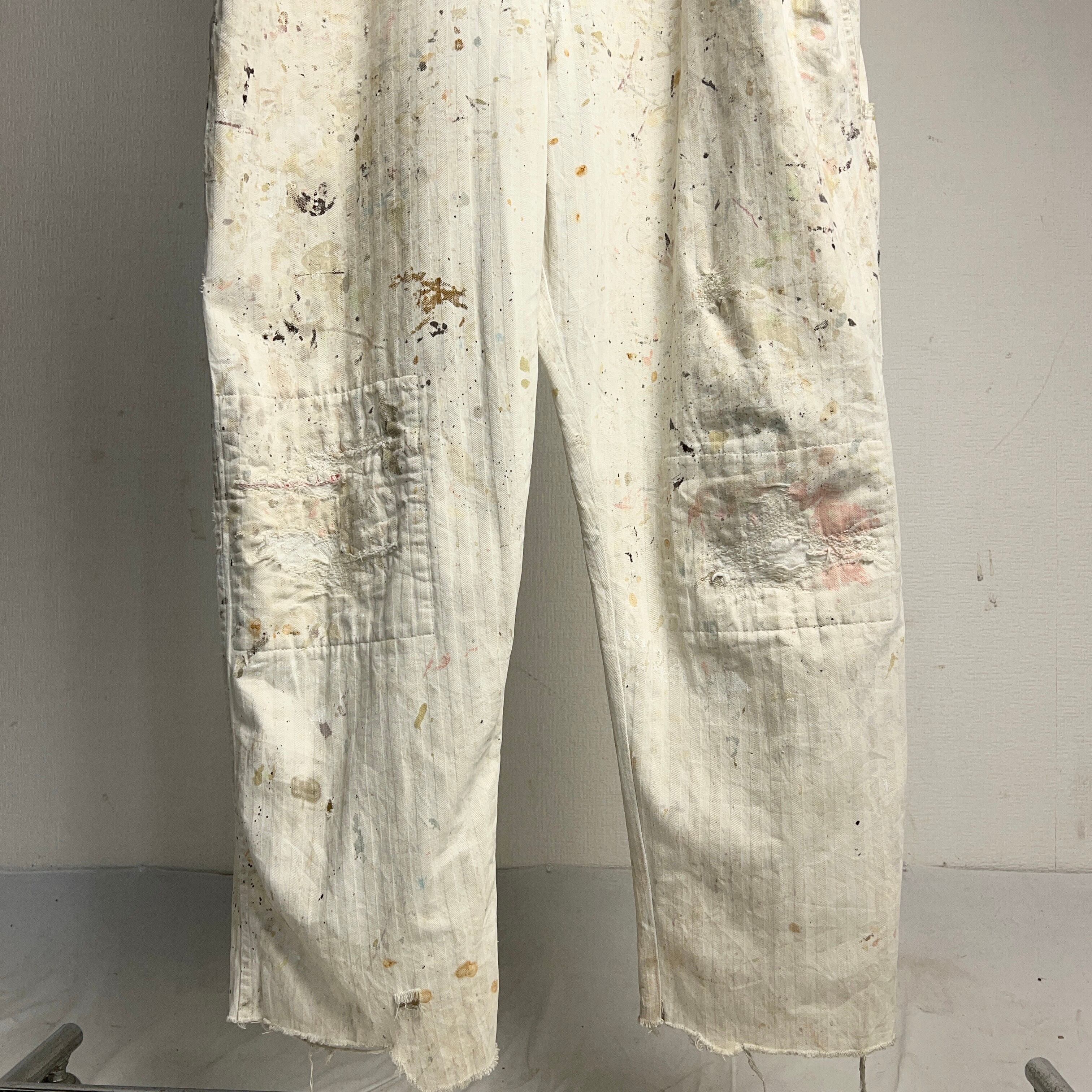 1950's BEN DAVIS HBT WHITE OVERALL 
