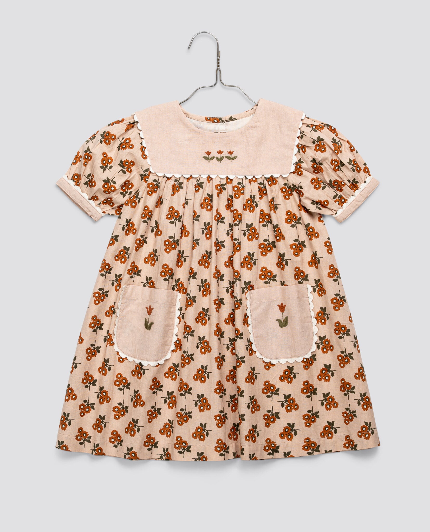 送料無料 Little Cotton Clothes/Winnie Dress Marigold Floral