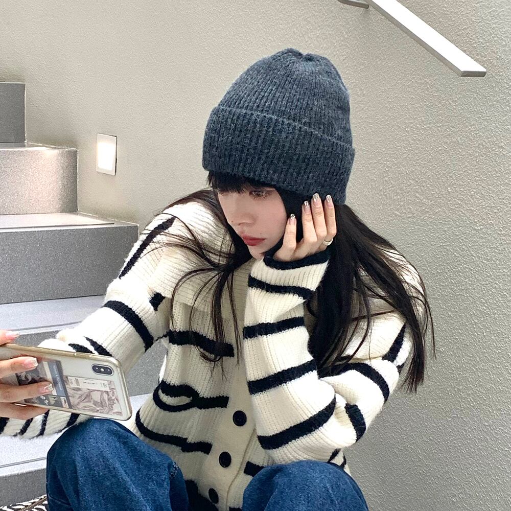 オータムウィンターニット 帽子 秋物 冬物 ブラック・アイド・ピーズ6416964060