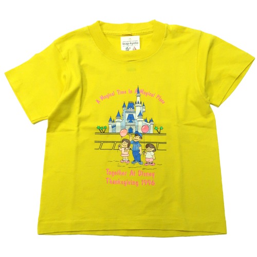 【130cm】VINNTAGE90’s サンクスビギング プリントTシャツ【7763】