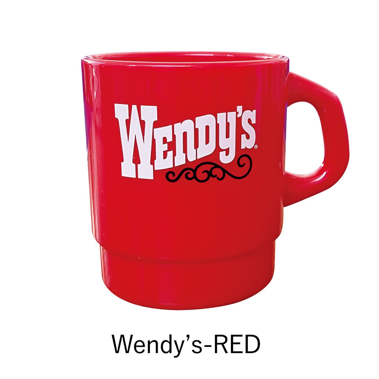 スタッキングマグ Wendy's-RED