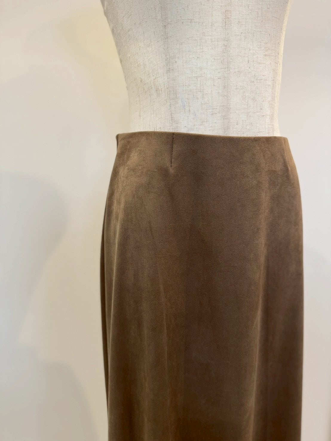 【cafune】フェイクスエードロングスカート　545612