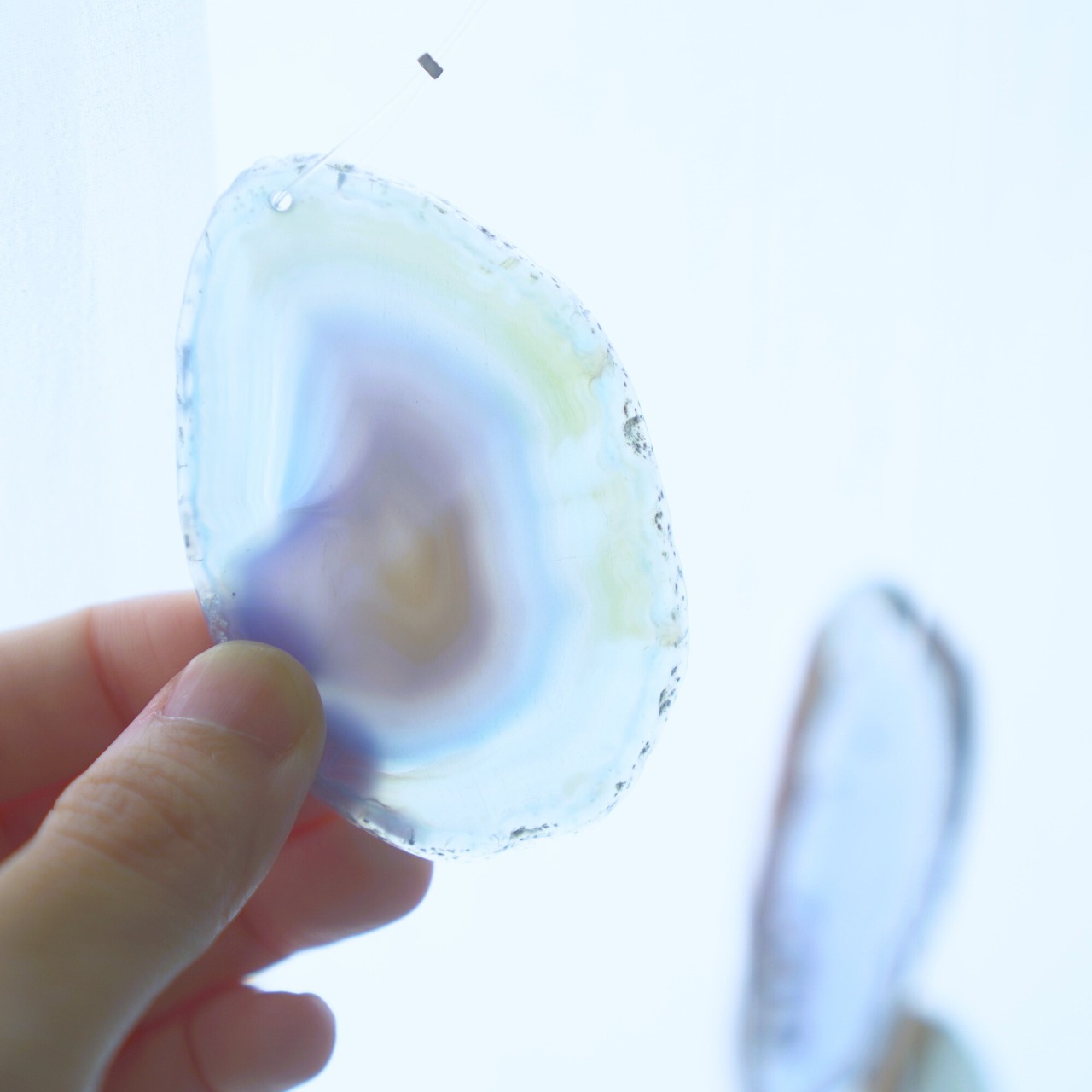 Salt Lake - アゲートヒーリングチャイム / Agate Sun Catcher Wind Chime 060