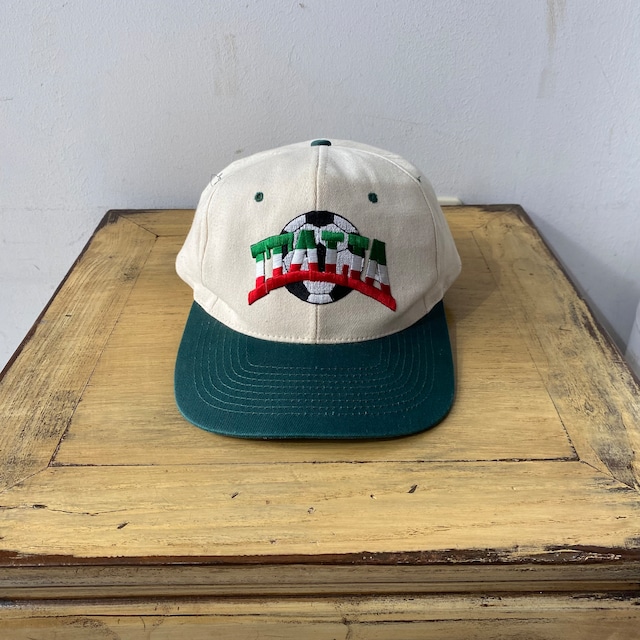 90s "ITALIA" soccer team cap【仙台店】