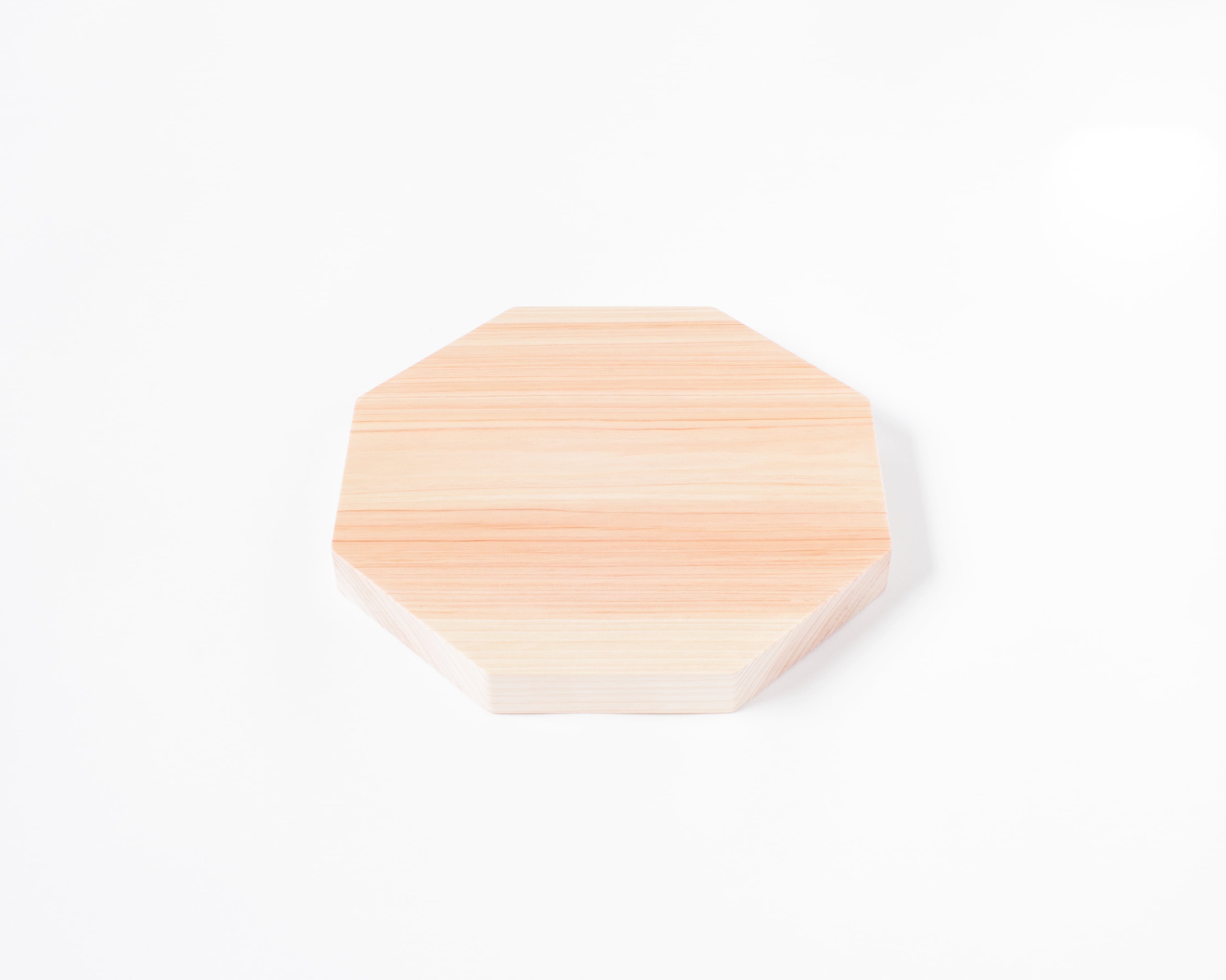 ヒノキのまな板 八角形 200×200×20㍉ | 吉永製作所