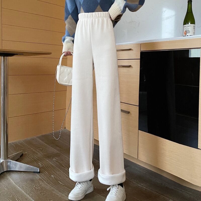 パンツ オータムウィンタールーズハイウェストコーデュロイ 秋物 冬物 1号婦人65622441780