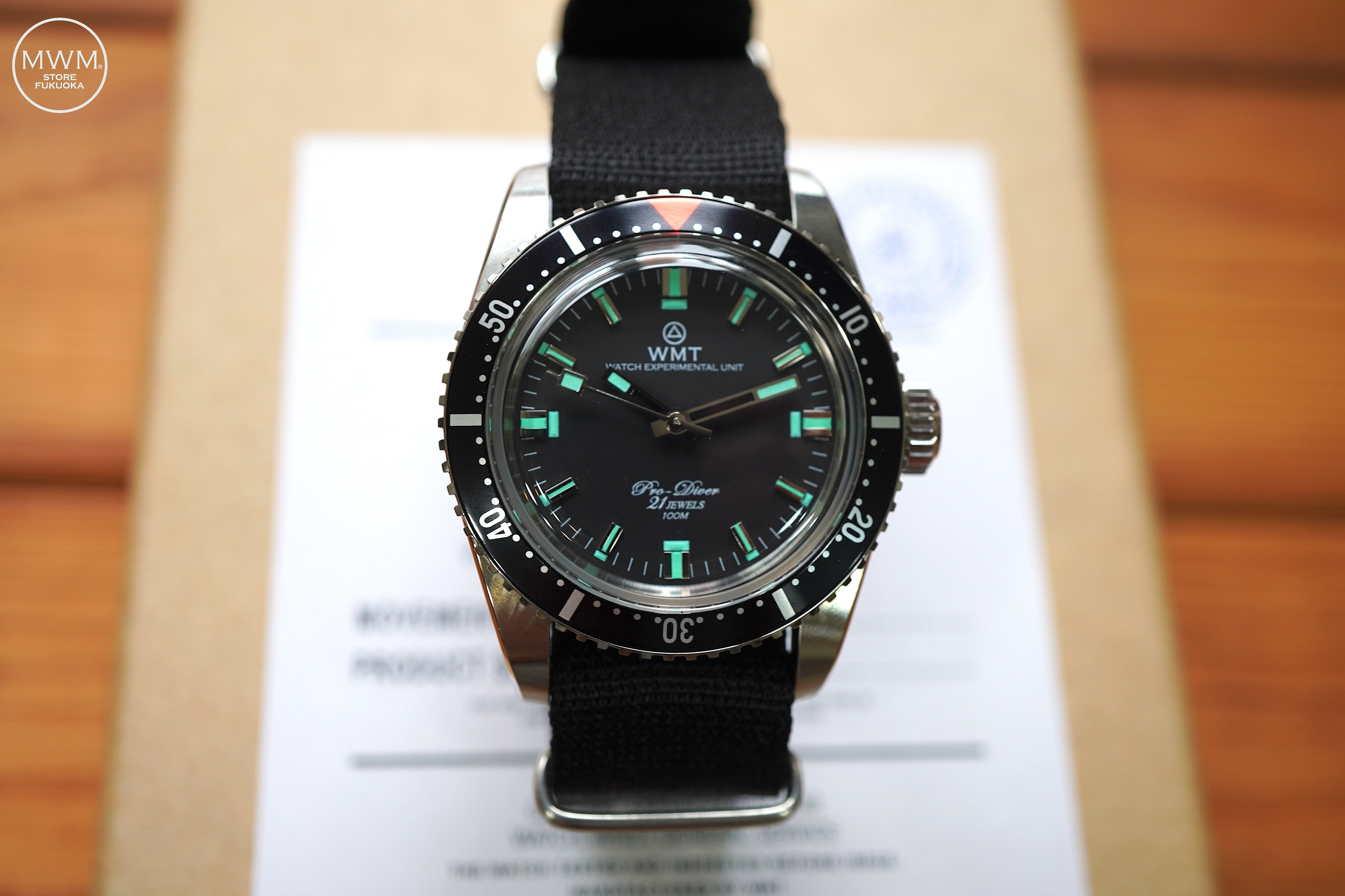 WMT SEA DIVER Pro Diver Black | MWM FUKUOKA (WMT WATCHES ONLINE STORE)
