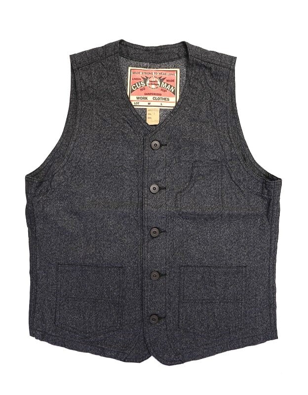 CUSHMAN(クッシュマン)～BLACK CHAMBRAY WORK VEST～ | Amboy