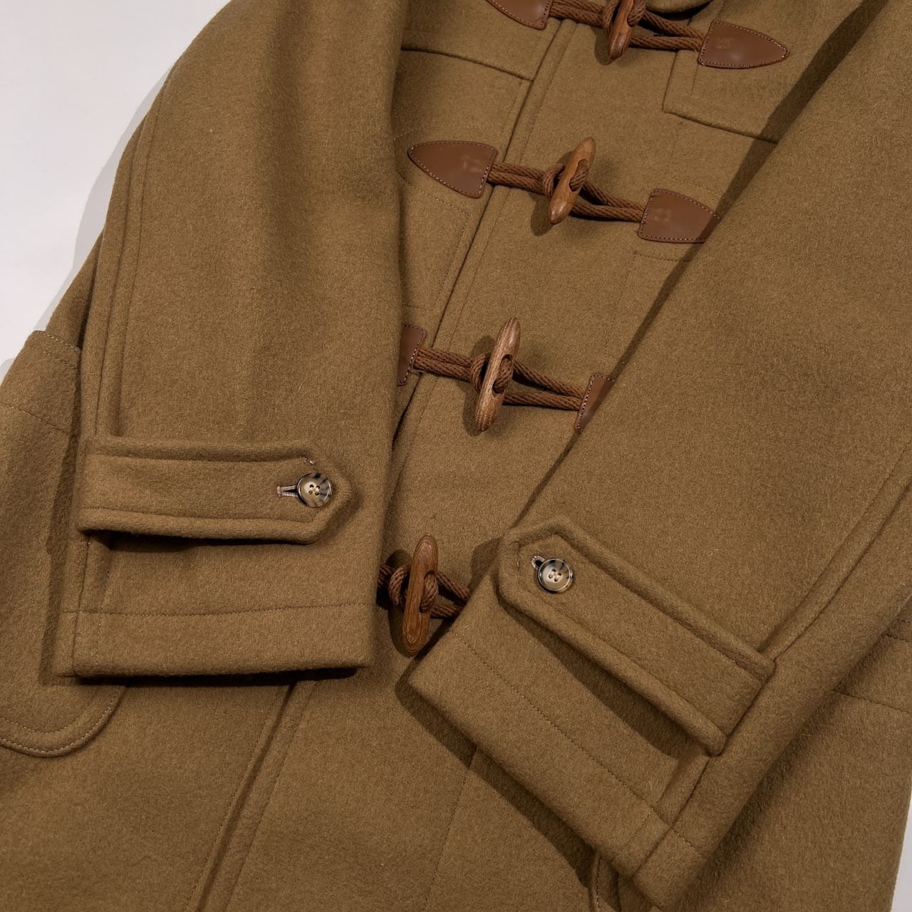 70s VAN JAC ヴァンヂャケット メルトン ダッフルコート サイズ M /キャメルブラウン系/当時物/ビンテージ