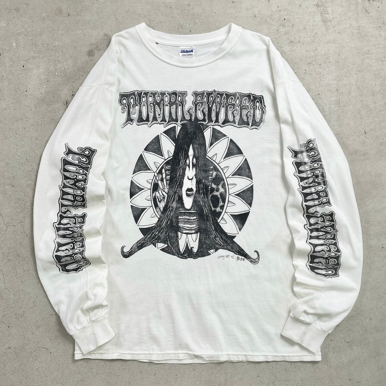 TUMLEWEED バンドTシャツ バンT ロングTシャツ ロンT 袖プリ メンズM-L 