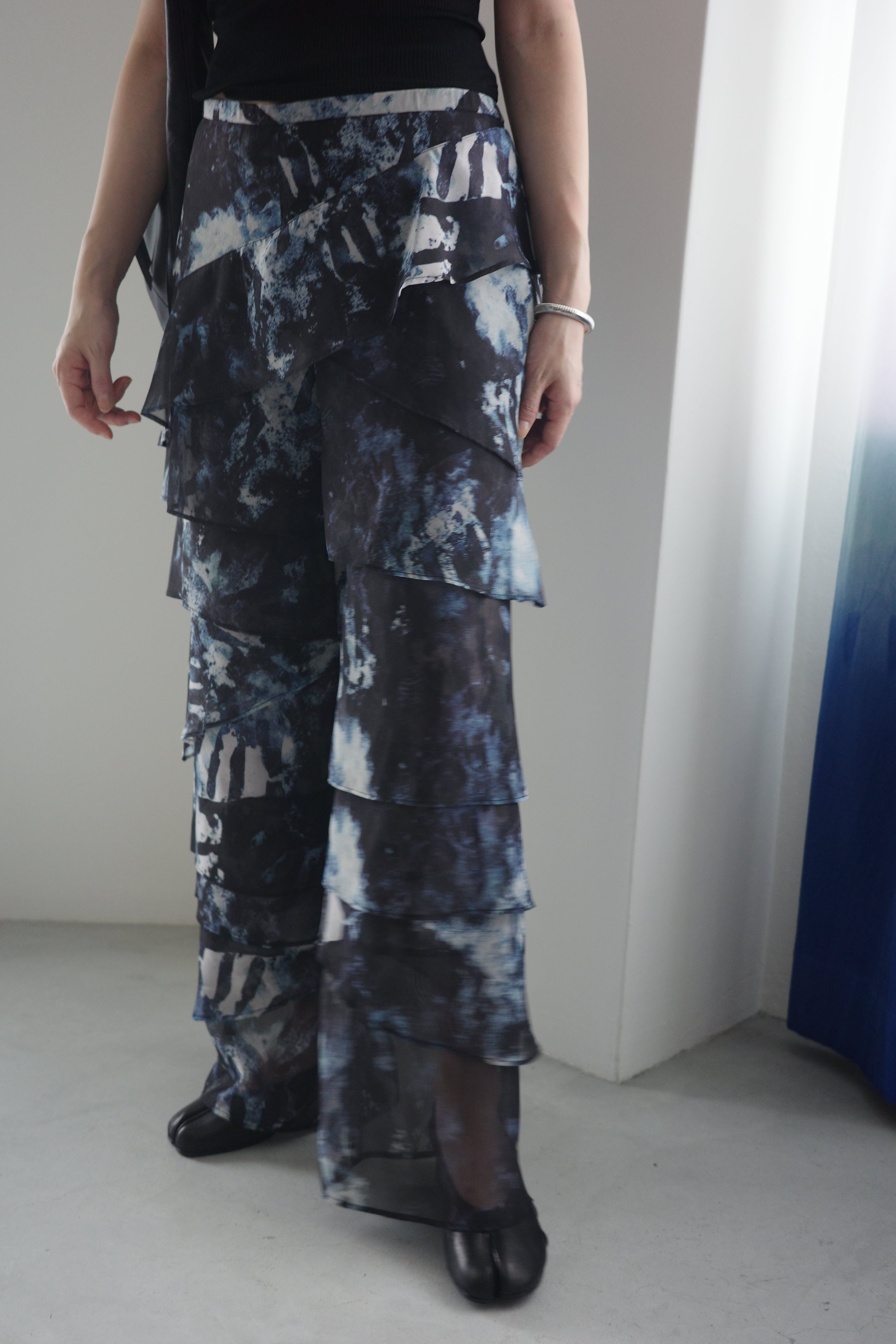 ENFOLD / SHEER LAYERED PANTS | LA VILLA ROUGE