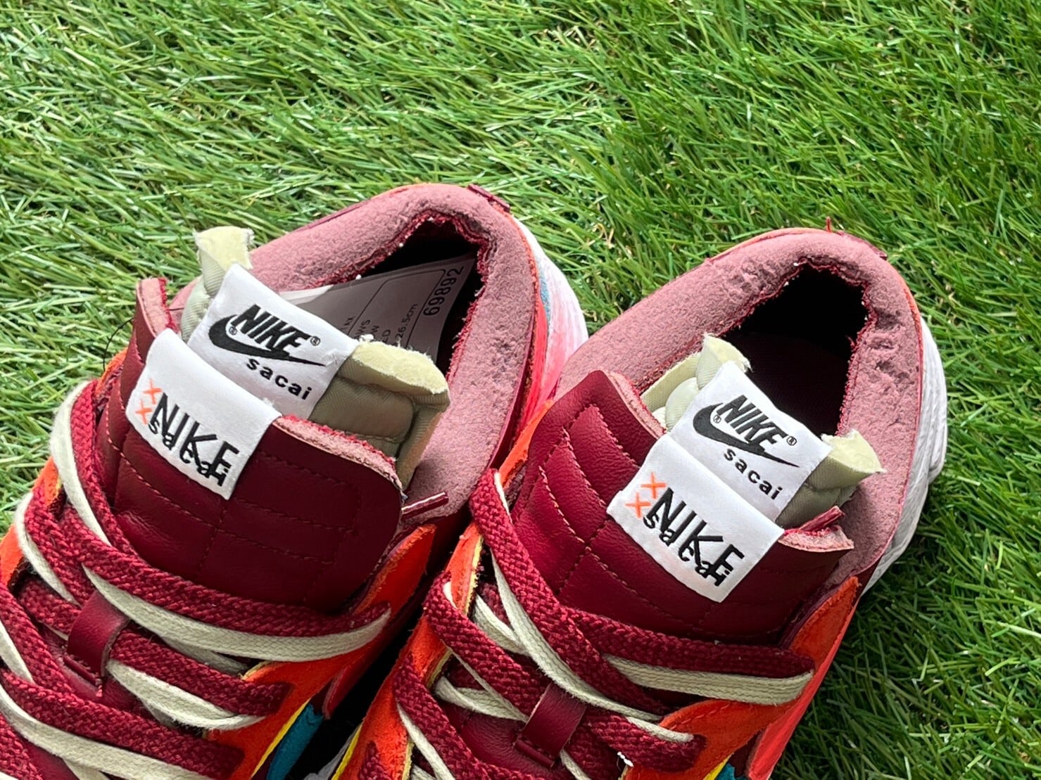 NIKE × sacai × KAWS BLAZER LOW TEAM RED DM7901-600 26.5㎝ 69892  