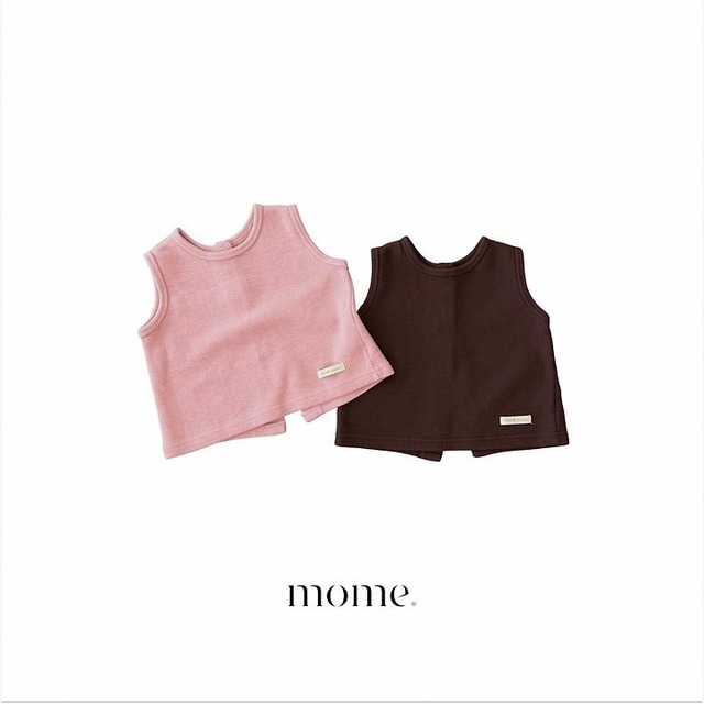 【取寄】MOME ボタンリバーシブルチョッキ｜秋服｜韓国子供服｜ 26/AT